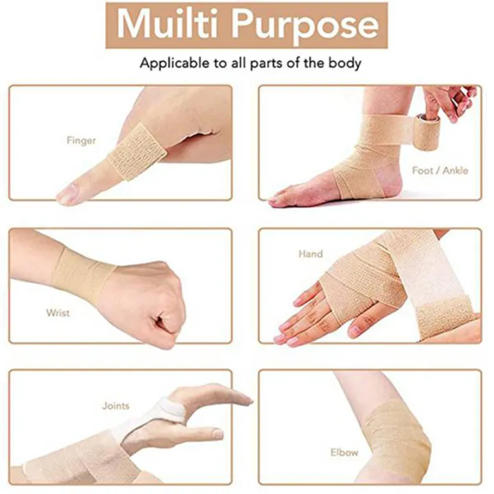 24%20Rolls%20of%20Non-Woven%20Self-Adhesive%20Bandage%20Outdoor%20Sports%20Tape%20Finger%20Joint%20Bandage%205cm%20x%204.5M%20Black%20-%20Image%206