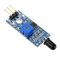 SINGLE LED FLAME Sensor For Fire Detection Module IR Infrared 4 Wire Cables  Flame Detection Sensor Circuit IR Flame Sensor Detector Smart Sense For Arduino. 