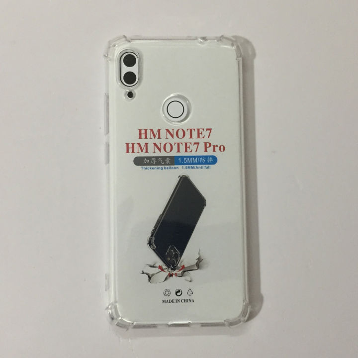 Redmi Note 7/Redmi Note Pro Soft Silicone Transparent Back