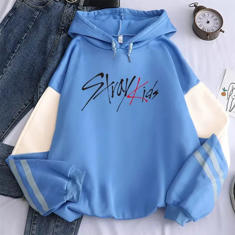 New Album 5 Stray Kids KPOP Straykids Hoodies Harajuku Korean Style Women Sweatshirt Long Sleeve Patchwork Unisex Women Hoodie Daraz .bd