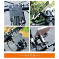Metal Bike or Bicycle Mobile Holder For motorcycle bicycle takeaway rider -Black. 