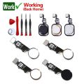 Home-Button Flex For iPhone 6 6PLUS 6S 7 8 Plus Return Back Home Button With Flex Cable Rubber Sticker No Touch ID Fingerprint. 