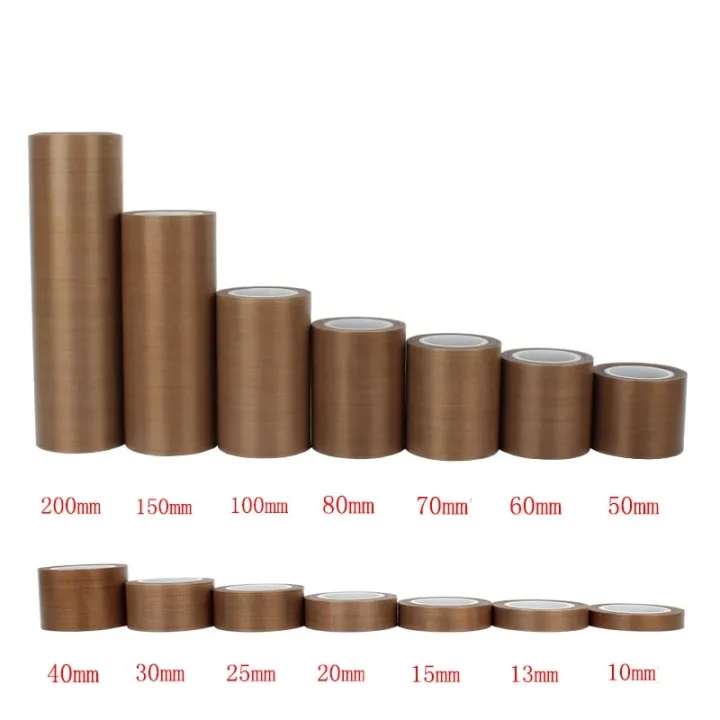 0.13mm%200.18mm%20300%20Degree%20High%20Temperature%20Resistance%20Adhesive%20Tape%20Cloth%20Heat%20Insulation%20Sealing%20Machine%20PTFE%20Tape%20-%20Image%202