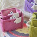 Funny Little Monster Storage Basket Foldable Household ins Wind Good-looking Toy Snack Organizing Storage Storage Basket. 