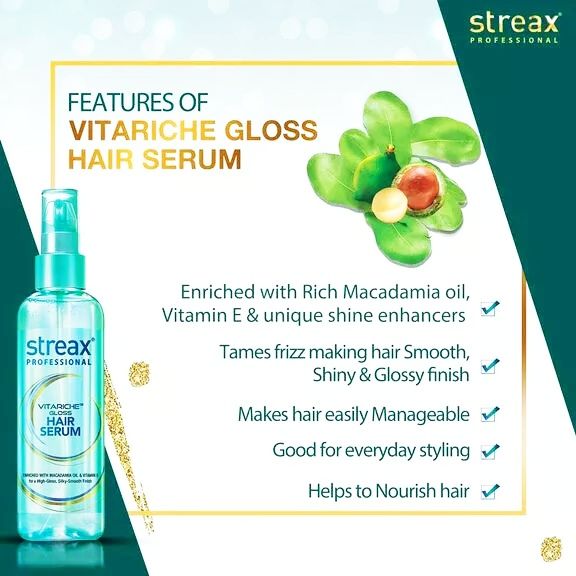 STREAX%20PROFESSIONAL%20VITARICHE%20GLOSS%20HAIR%20SERUM%20100ML%20-%20Image%203