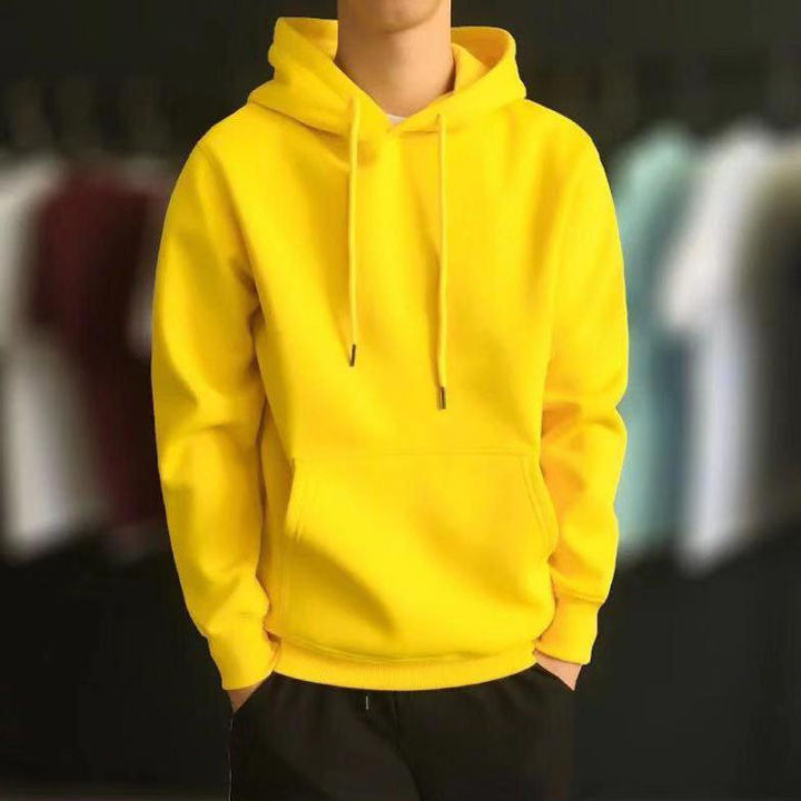 Trendsetter%20-%20Fashion%20Innovator%20-%20Custom%20Experience%20-%20Yellow%20Non%20Zipper%20Fleece%20Hoodie%20For%20Men%20-%20Couture%20-%20High-end%20-%20Well%20Inspired%20&%20Crafted%20-%20Image%202