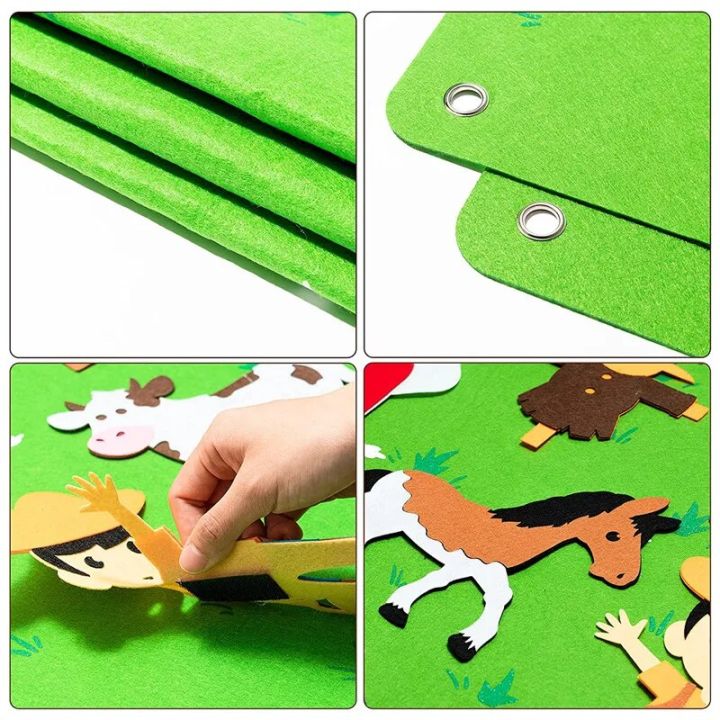 Felt%20Story%20Board%20Set%20Montessori%20Storytelling%20Flannel%20Busy%20Board%20Interactive%20Play%20Kit%20Wall%20Hanging%20Puzzle%20Toys%20for%20Kids%20Boys%20Girl%20-%20Image%203