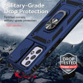 For Samsung Galaxy A32 5G phone cases shockproof protection camera slide cover TPU pc thick armor hard ring kickstand back cover.