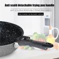 Detachable Removable Pan Pot Handle Anti-Scalding Cookware for Kitchen Frying Pan Clamp Outdoor Tableware Tools 2Pcs. 