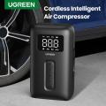 UGREEN Tire Inflator Portable Air Compressor 150PSI Air Pump with Battery LED Light Cordless Tire Pump for Cars Bikes Motorcycle Balls. 