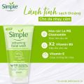 Simple Refreshing Facial Wash Gel 150ml. 