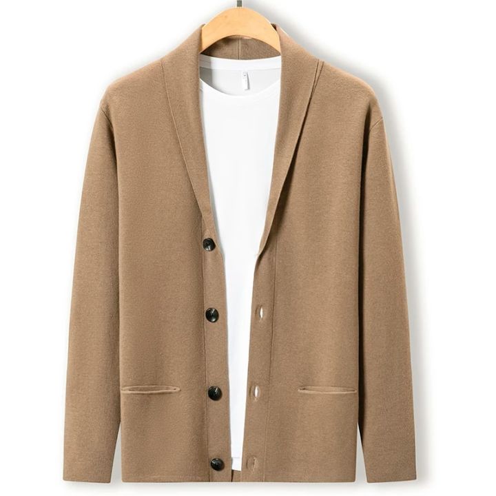 Korean%20Cardigan%20Men's%20Sweater%20Knit%20Top%20Male%20Clothes%20Black%20Long%20Sleeve%20V-Neck%20Wweater%20Oversize%20Sweater%20Jacket%20Men's%20Coat%20S-3XL%20-%20Image%205