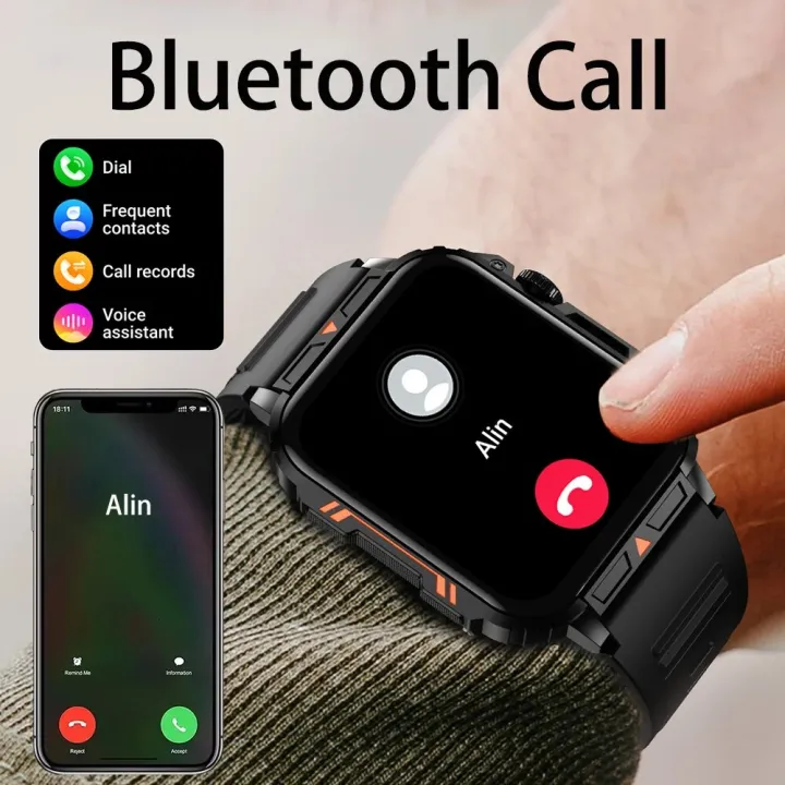 SENBONO%201.95inch%20Outdoor%20Military%20Smart%20Watch%20Men%20Bluetooth%20Call%20Smartwatch%20For%20Android%20IOS%20IP68%20Waterproof%20Sports%20Ftiness%20Watch%20-%20Image%203