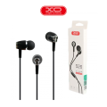 XO-S26 Black Stereo Music Earphone with Microphone 3.5 mm.