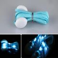 LED Sport Shoe Laces Luminous Shoelaces Glow Shoe Strings Round Flash Light Battery Shoelaces No Tie Lazy Shoe Laces Party Decor.