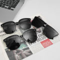 Personality Street Vintage Oval Design Sunglasses Men Driving UV Protection Sunglasses Fashion Simple Glasses Sunscreen Anti-glare Sunglasses 1Pcs.
