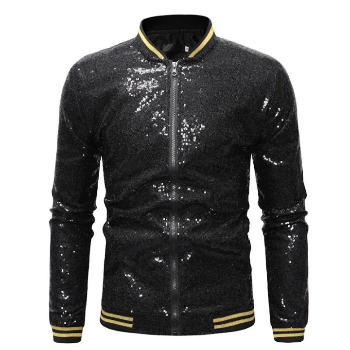 Shiny%20Sequins%20Sparkle%20Bomber%20Jacket%20Men%202023%20Newest%20Gold%20Glitter%20Striped%20Zipper%20Mens%20Jackets%20And%20Coats%20Party%20Dance%20Show%20Clothes%20-%20Image%204