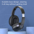Shoumi Bluetooth Wireless Headphones Large Earmuff Earphone BT 5.3 Bass Headsets Stereo Helmet with Mic Supported TF Card Wired. 