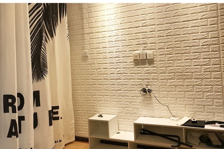 Vintage%203D%20Wall%20Stickers%20Self-Adhesive%20Waterproof%20Pattern%20Wallpaper%20for%20Living%20Room,%2070x77%20cm%20-%20Image%203