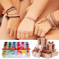 Friendship Bracelet String Kits with Organizer Storage Box, 100 Colors Embroidery Floss with Tools-Labeled. 