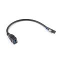 Usb 3.0 Angle 90 Degree Extension Cable Male To Female Adapter Cord Data Right.