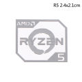 【Worth-Buy】 AMD Ruilong Ryzen R9 R7 R5 R3 Metal Sticker Notebook Desktop Logo Sticker Leima. 