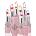 Waterproof Flower LipStick Jelly Flower Transparent Color Changing Lipstick Long Lasting 6 Colors Flower Lipsticks Lip balm.