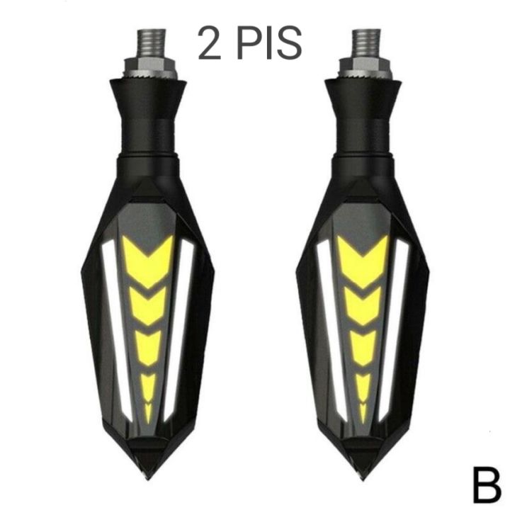 Universal Motorcycle Led Running Side Signal Light 2 Colour And Dual Side Indicators For All Motorcycle Model - Running indicator  SL3C01