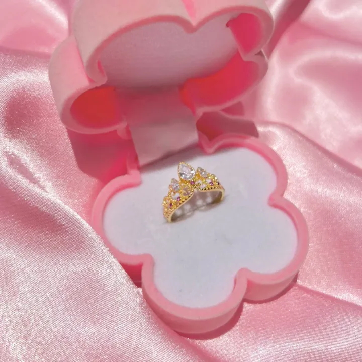 Rapunzel%20Crown%20Rings,Princess%20Jewelry,For%20Woman%20Girls,Fashion%20Wedding%20Accessories,Gold%20Plated,Adjustable%20Rings%20,Gift%20For%20Her%20-%20Image%203
