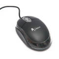 A.TECH Optical Wired USB Mouse - Black - Mouse. 