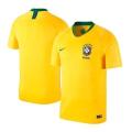Polyester Short Sleeve Brazil Home Jersey – Yellow – 180 GSM.