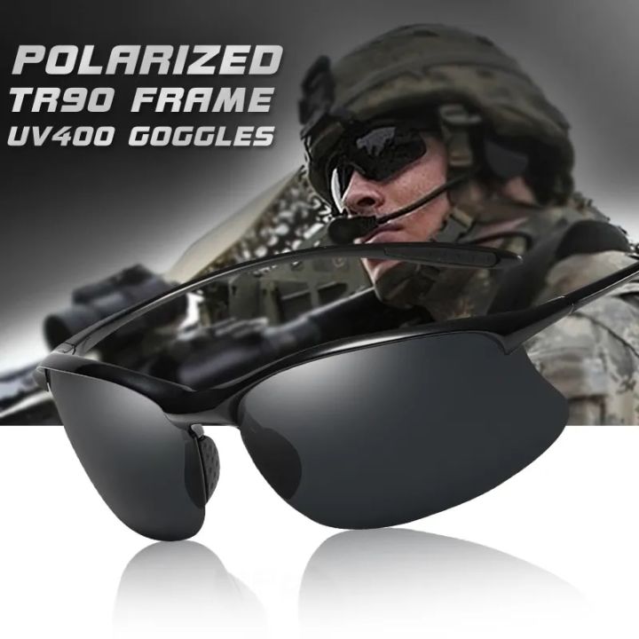 【Shop the Look】 2023 Top Ultralight TR90 Polarized Sunglasses Anti-UV Driving Men Shades Male Military Sun Glasses Eyewear Gafas De
