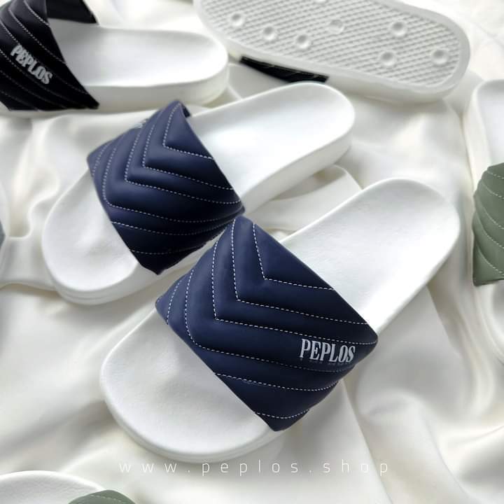 Green Black Blue and Grey Color  Peplos Slide Slipper Sandal For Men S22