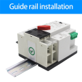 Din Rail 2P ATS Dual Power Automatic Transfer Switch Selector Switches Uninterruptible Millisecond Power Generator Easy Install. 