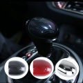 Carbon Fiber Color Car Gear Shift Knob Gear Head Cover Case Trim for Kia Sportage R 3 Cerato K3 Forte Sorento 2010-2016. 