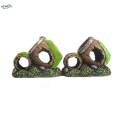 Aquarium Decor Rock Cave Decor Hiding Place Pond 14x9x11cm.