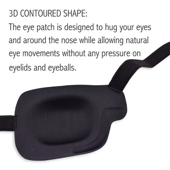 Pirate%20Eye%20Patch%20Unisex%20Black%20Single%20Eye%20Patch%20Eyepatch%20One%20Eye%20Concave%20EyePatch%20Sunlight%20Mall%20-%20Image%204