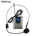 UHF Wireless Microphone Set with Bodypack Transmitter and Mini Rechargeable Receiver for for Vlogging/DSLR Camera/Mobile.