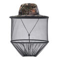 Yfashion Sunshade  Hat With Detachable Mosquito Net Multi-functional  Uv Protection Hat For Outdoor Fishing. 