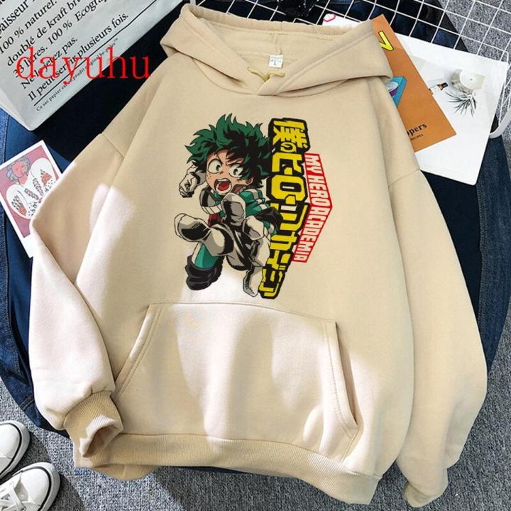 My Hero Academia Hoodies Men Kawaii Japanese Anime Hoodie