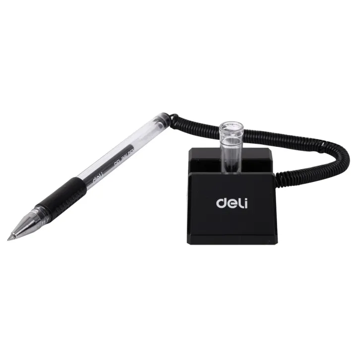 Deli%20E6791%20Black%20Gel%20Ink%200.5mm%20Desk%20Pen%20Stand%20-%20Image%203