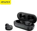 Awei T13 Pro Wireless Earbuds Bluetooth 5.3 Bass In-Ear TWS With Mic HiFi Stereo Gaming - Black.