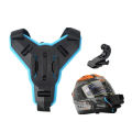 Motorcycle Helmet Chin Mobile Phone Holder Moto Dji Gopro Mountain Dog Action Camera Stand - Versatile Camera Mount for Riders.
