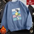 Yu Zhaolin Thin Pullover Sweater Men's Spring and Autumn New Lovers Outfit Clothes Winter Fleece Padded Coatins-. 