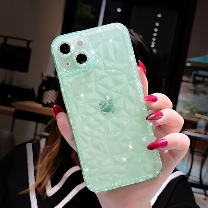 Luxury%20Crystal%20Glitter%20Diamond%20Pattern%20Phone%20Case%20For%20iPhone%2013%2012%2011%2014%20Pro%20Max%20Plus%20X%20XR%20XS%20Max%2011%20Clear%20Shockproof%20Soft%20Cover%20-%20Image%204