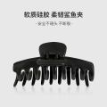 2 Piece Flexible Unbreakable Silicon Hair Claw Clip Kakra for Women - Soft Matte Non-Slip Hair Clamp - Durable Bendable Hair Accessories.