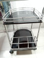 Tea And Food Serving Trolley -2 Layer Tea Trolley Tea table. 