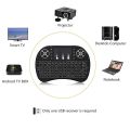I8-B Mini Wireless Keyboard Rechargable Backlit Mini Keyboard With Touchpad Mouse - For Android Tv / Smart Tv  - Keyboard - Wireless Keyboard. 