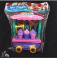 Toy Mini Super Funny Mini Ice Cream Trolley Car Set For Kids For Using Home And Outdoor Play (26 x 22cm). 