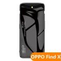 For [Oppo Find X] Gradient Tempered Glass Back Cover Protective Phone Case. 